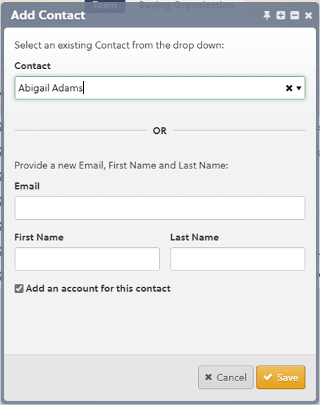 Assign Roles Add COntact 2
